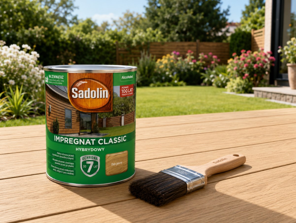 Sadolin Classic Hybrydowy dąb jasny 0,75 l
